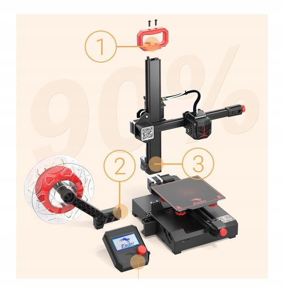 Багатофункціональний 3D-принтер Creality Ender 2 Pro CRL-20558 1831732685 фото